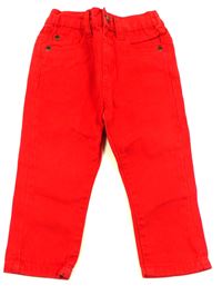 Červené plátěné kalhoty zn. Early Days