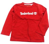 Červené triko s logem zn. Timberland