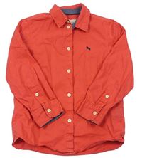 Červená košile s výšivkou zn. H&M