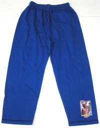 Modré pyžamové kalhoty s obrázkem