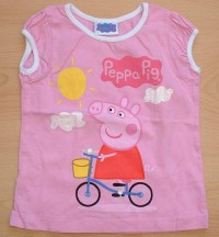 Růžové tričko s prasátkem Peppou zn. George
