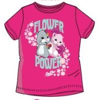 Nové - Růžové tričko s Zhu Zhu Pets 