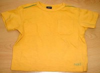 Žluté tričko s kapsičkou zn. Next