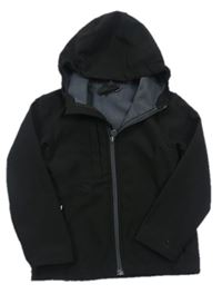 Černá sofsthellová bunda s kapucí zn. Regatta