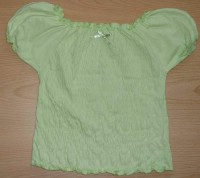 Zelené tričko s mašličkou 