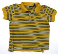 Žluté pruhované tričko s límečkem zn. Cherokee