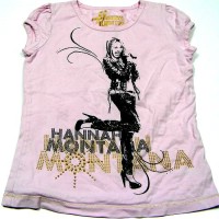 Růžové tričko Hannah Montana zn. George