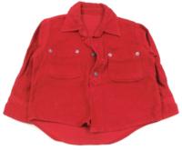 Červená manžestrová košile zn. Mothercare 