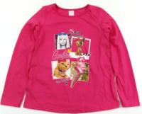 Outlet - Růžové triko s Barbie zn. Marks&Spencer