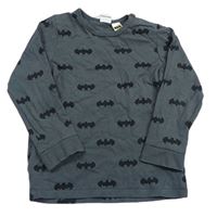 Tmavošedé triko s Batmany zn. H&M