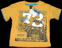 Outlet - Žluté tričko s autíčkem zn. Minoti