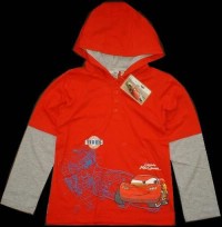Outlet - Červeno-šedé triko s kapucí Cars zn. Ladybird