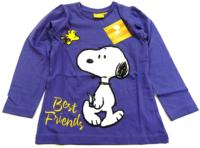 Nové - Fialové triko se Snoopym 