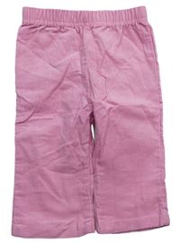 Růžové manšestrové kalhoty zn. Impidimpi