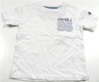 Bílé tričko s číslem zn. Junior J