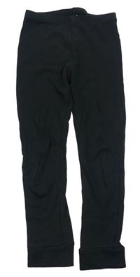 Černé žebrované spodní kalhoty zn. Primark