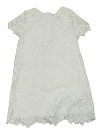 Bílé krajkové šaty s motýlky zn. Primark 