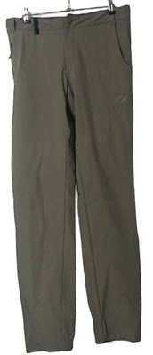 Dámské hnědé šusťákové outdoorové kalhoty zn. The North Face vel. 8L