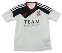 Černo-bílý funkční fotbalový dres Aberdeen zn. Adidas