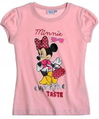 Nové - Světlerůžové tričko s Minnií zn. Disney