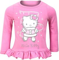 Outlet - Růžové triko s Hello Kitty zn. Sanrio+George 
