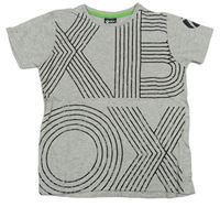 Šedé melírované tričko X-box zn. Primark