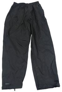 Černé šusťákové nepromokavé kalhoty zn. Mountain Warehouse