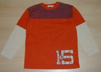 Oranžovo-béžové triko s číslem zn. George