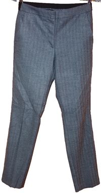 Dámské šedé vzorované kalhoty zn. Zara