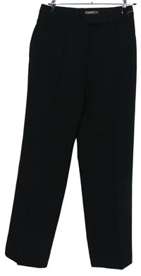 Dámské černé společenské kalhoty s puky zn. Gardeau 