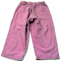 Fialové pyžámkové kalhoty