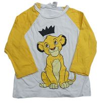 Bílo-horčicové triko - Lví král zn. Disney