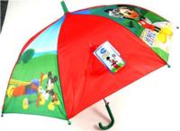 Outlet - Zeleno-červený deštník s Mickeym zn. Disney