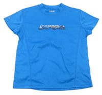 Modré sportovní funkční tričko s nápisem zn. IcePeak