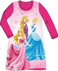 Nové - Růžovo-světlerůžová noční košilka s princeznami zn. Disney 