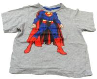 Šedé tričko se Supermanem 