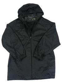 Černá šusťáková voděodolná bunda s kapucí zn. Regatta