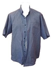 Pánská modrá kostkovaná košile 