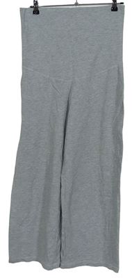 Dámské šedé culottes těhotenské teplákové kalhoty zn. H&M