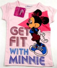 Outlet - Růžové tričko s Minnie zn. Disney