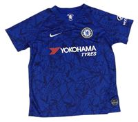 Safírový vzorovaný fotbalový dres - Chelsea FC zn. Nike