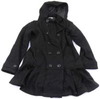 Černý vlněný podzimní kabátek zn. Marks&Spencer 
