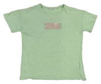 Světlezelené tričko s nápisem zn. M&S