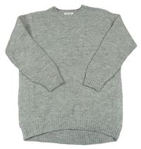 Šedý vlněný svetr zn. H&M