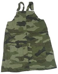 Army plátěné laclové šaty zn. Denim Co.