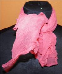 Dámský růžový šátek 