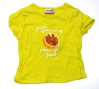 Žluté tričko s pomerančem zn. Early Days
