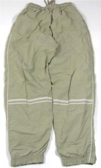 Béžové šusťákové kalhoty s logem zn.Nike