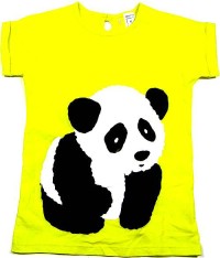 Outlet - Žluté tričko s Pandou