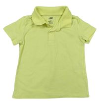 Žluté tričko s límečkem zn. H&M